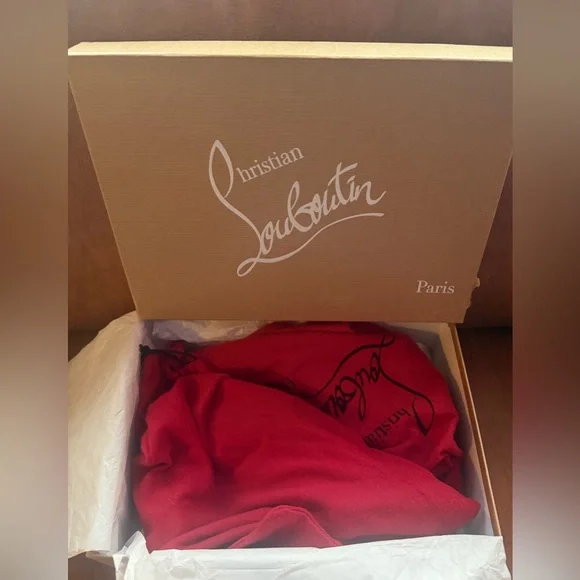 Christian Louboutin Marimalus Nappa Leather Spike Heel Pumps Black EU 39 NIB - Picture 13 of 15